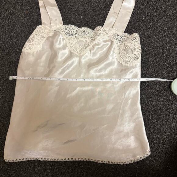 Cream and white lace and satin top - Picture 5 of 6